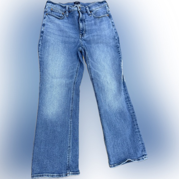 J. Crew Factory Denim - J. Crew Factory Women's Wide Leg Jeans in Medium Blue